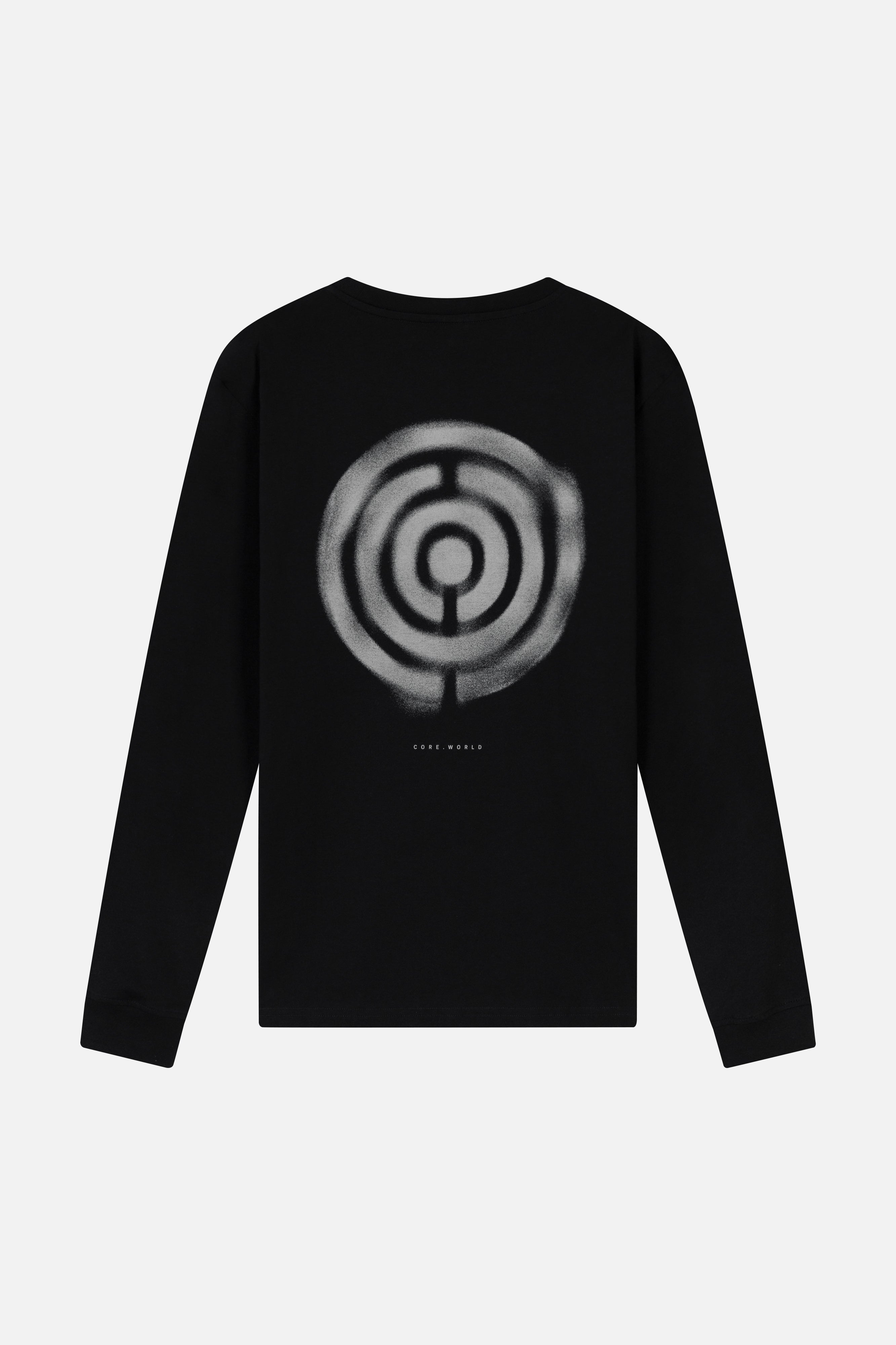 CORE BLUR ICON LONGSLEEVE BLACK