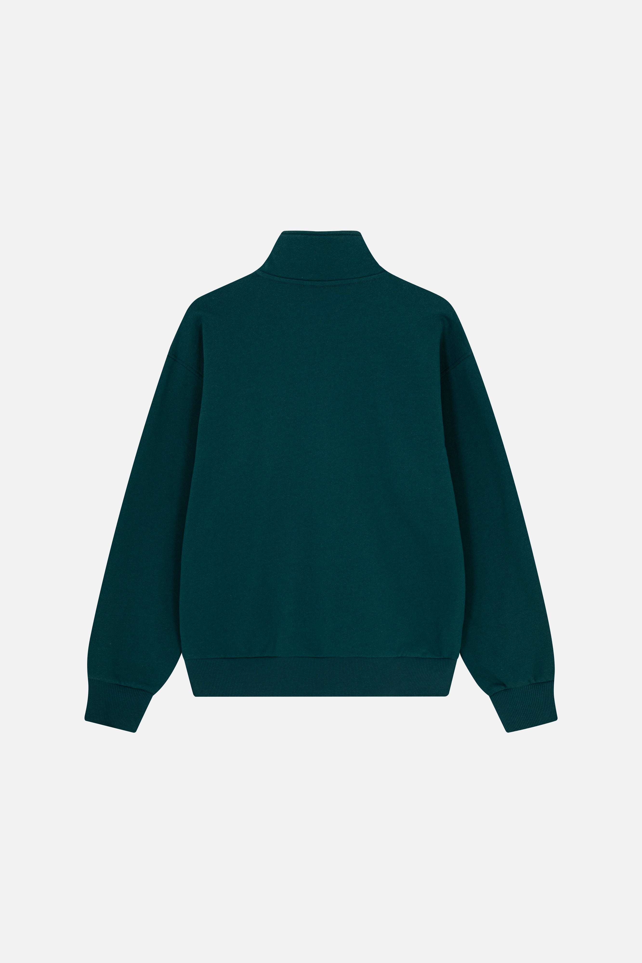 GLOBE ZIP SWEATSHIRT