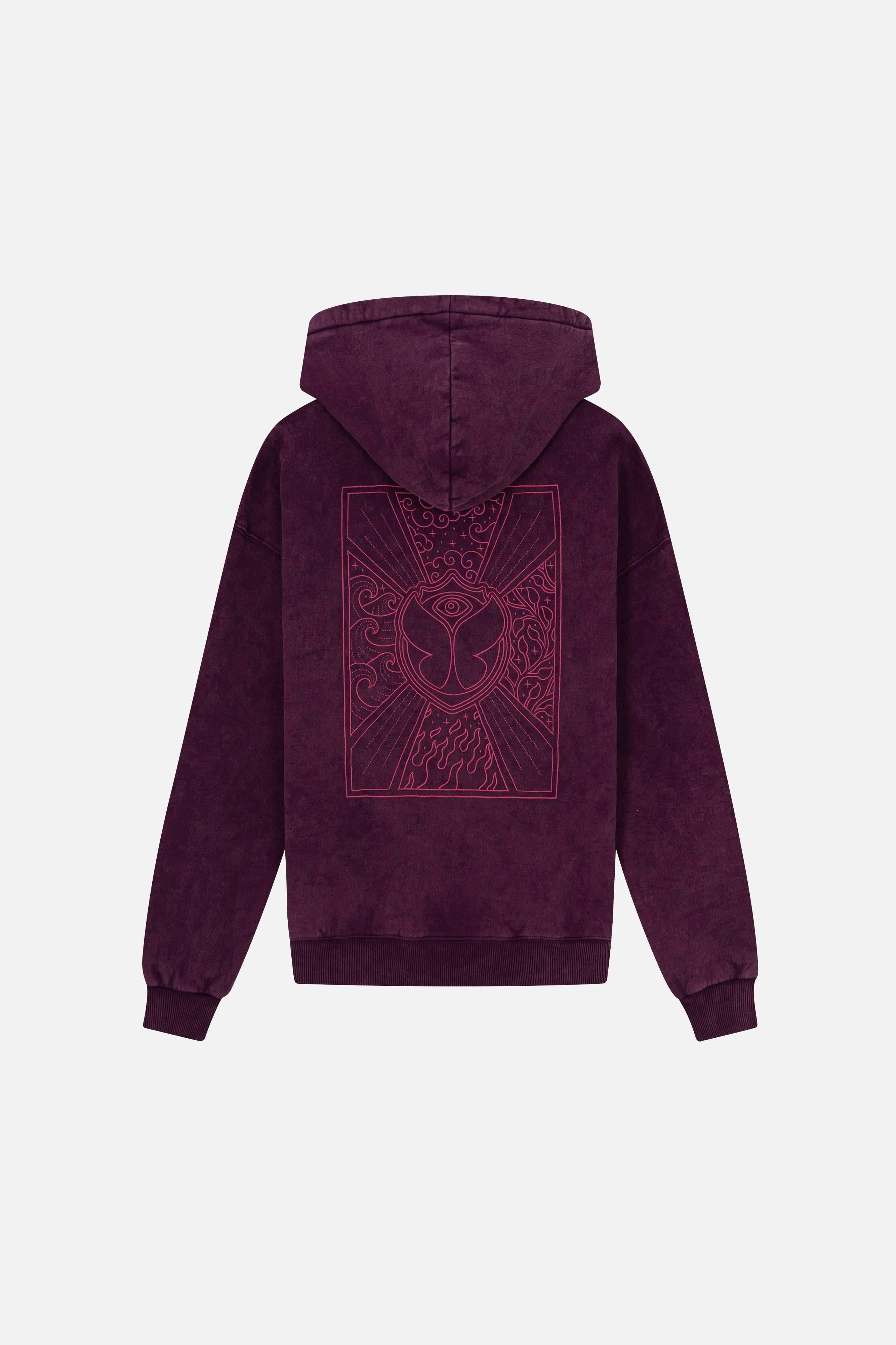 WASHED UNITY FLAG HOODIE WOMEN