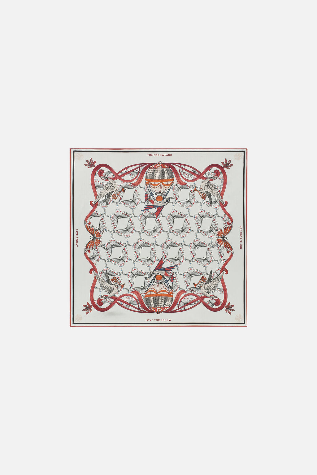 BUTTERFLY HEAD SCARF