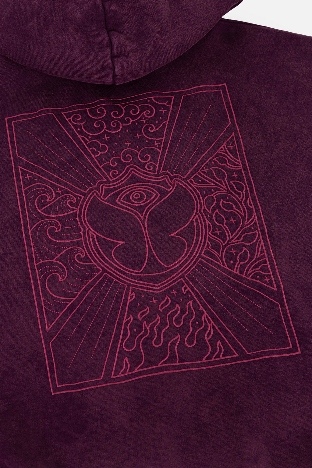 WASHED UNITY FLAG HOODIE WOMEN