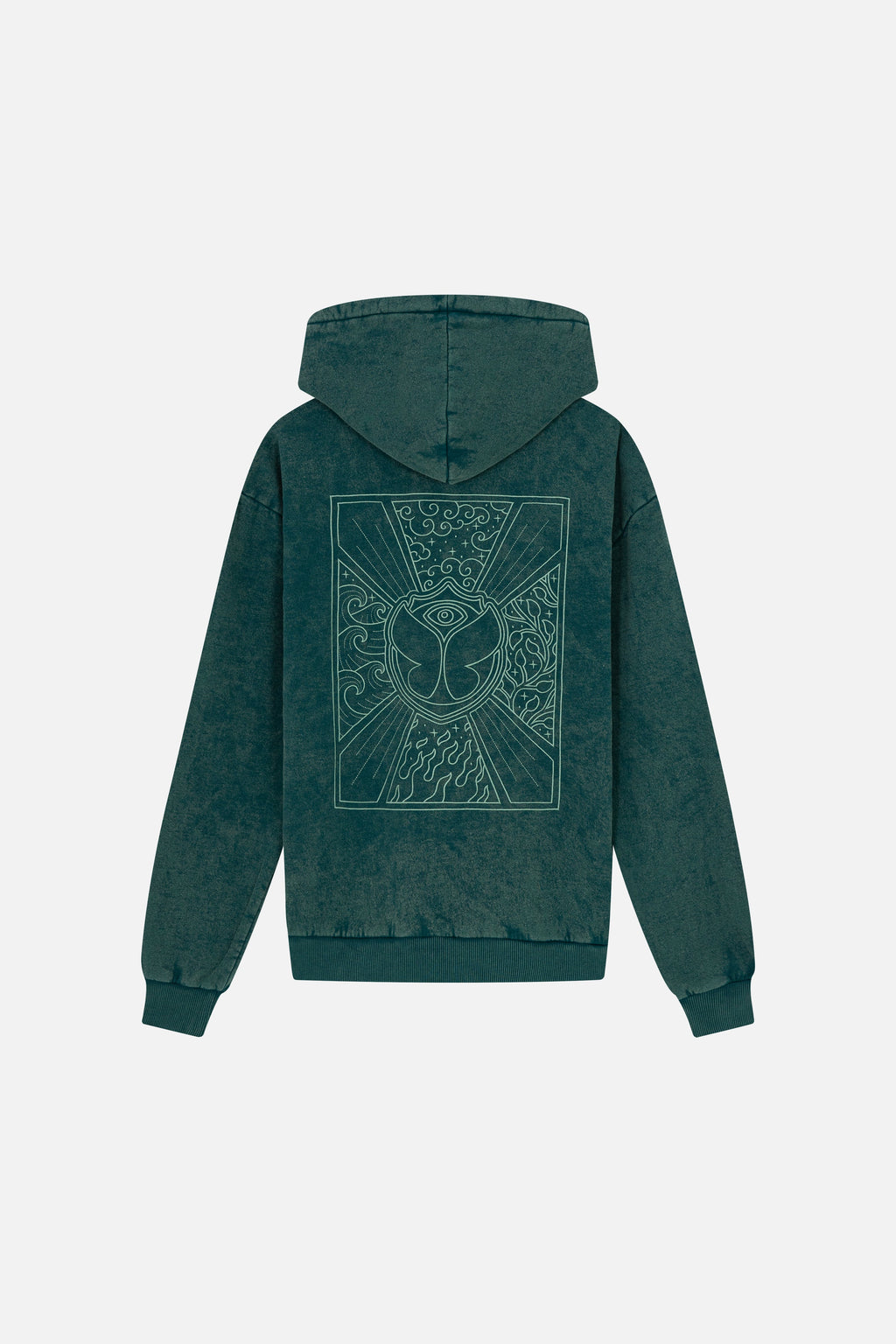 WASHED UNITY FLAG HOODIE