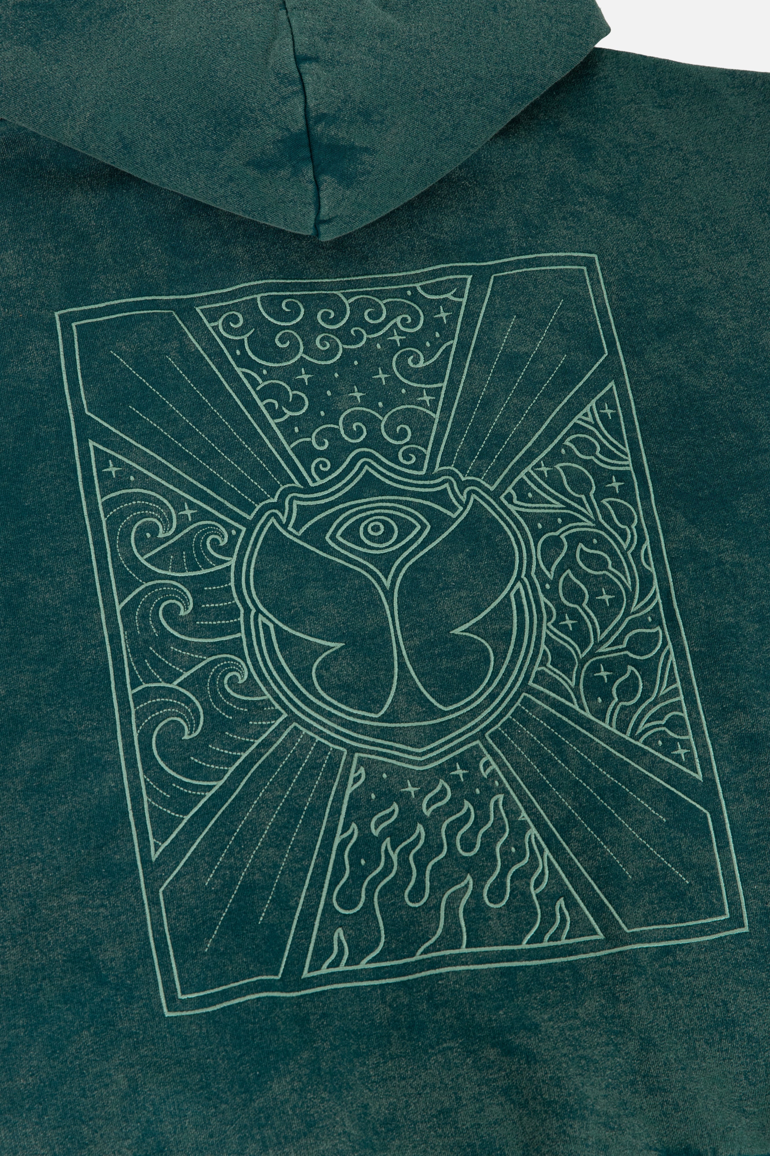 WASHED UNITY FLAG HOODIE