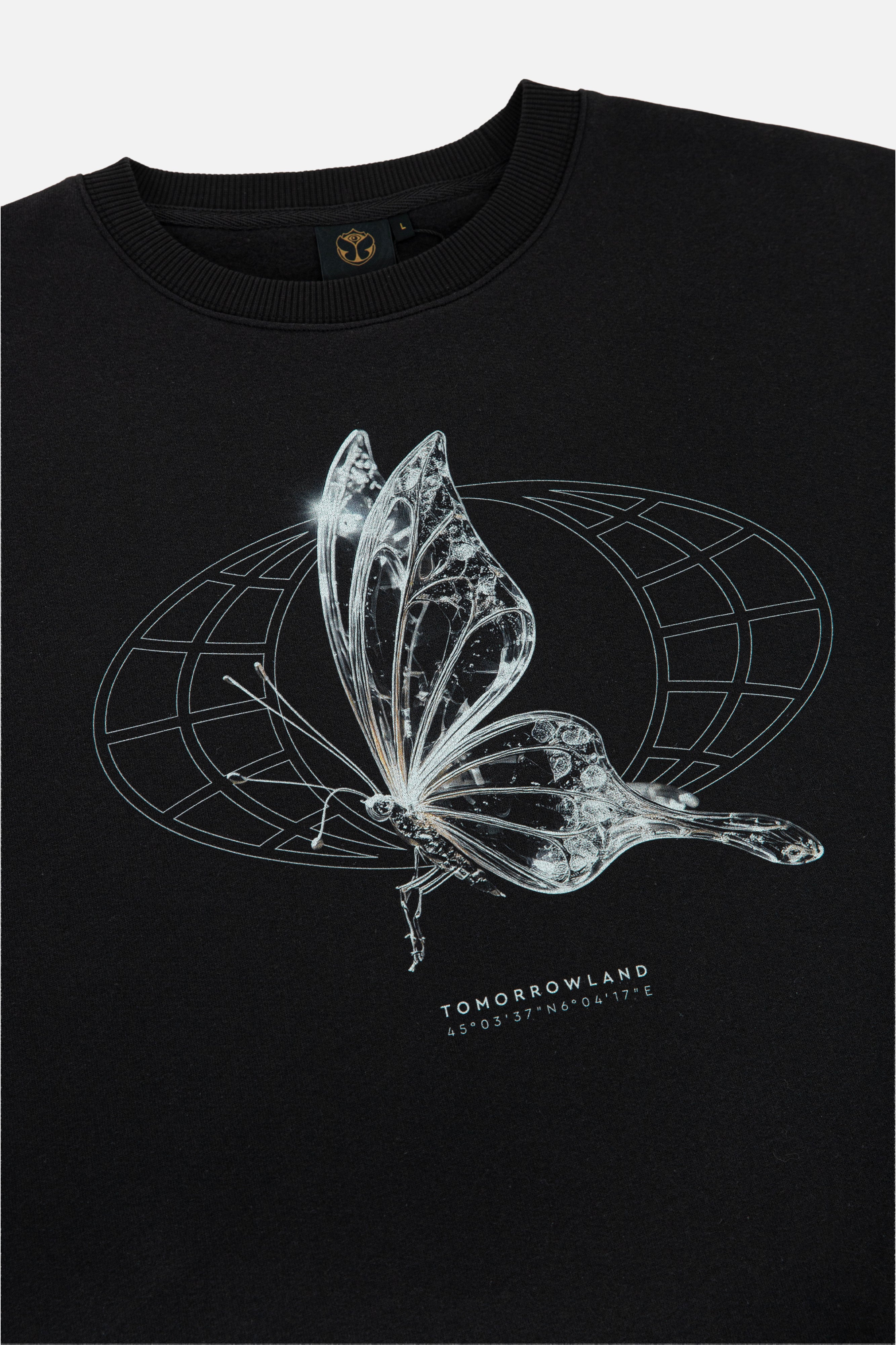 GLASS BUTTERFLY SWEATSHIRT
