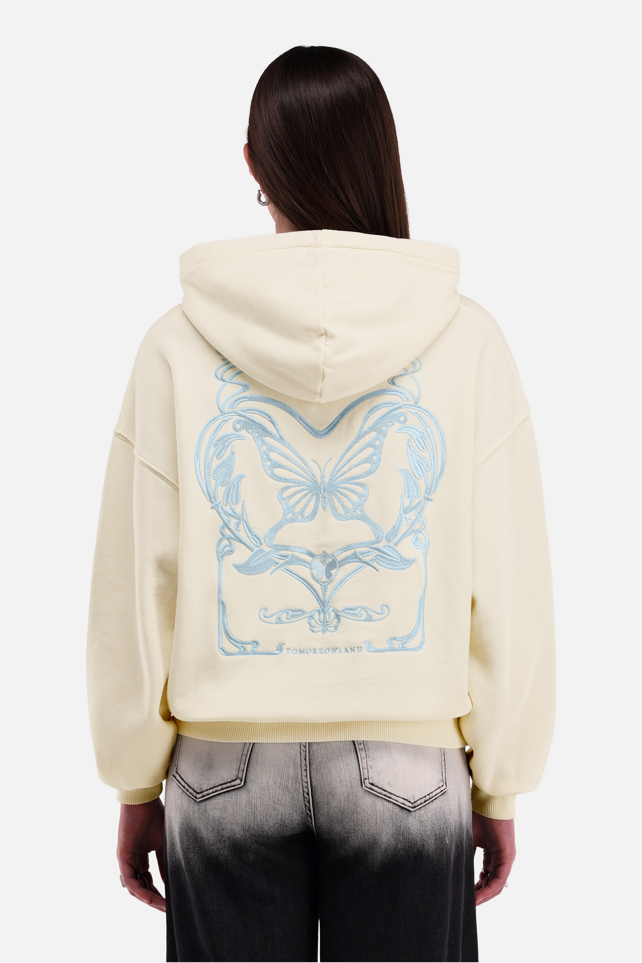 BUTTERFLY CONTRAST HOODIE WOMEN