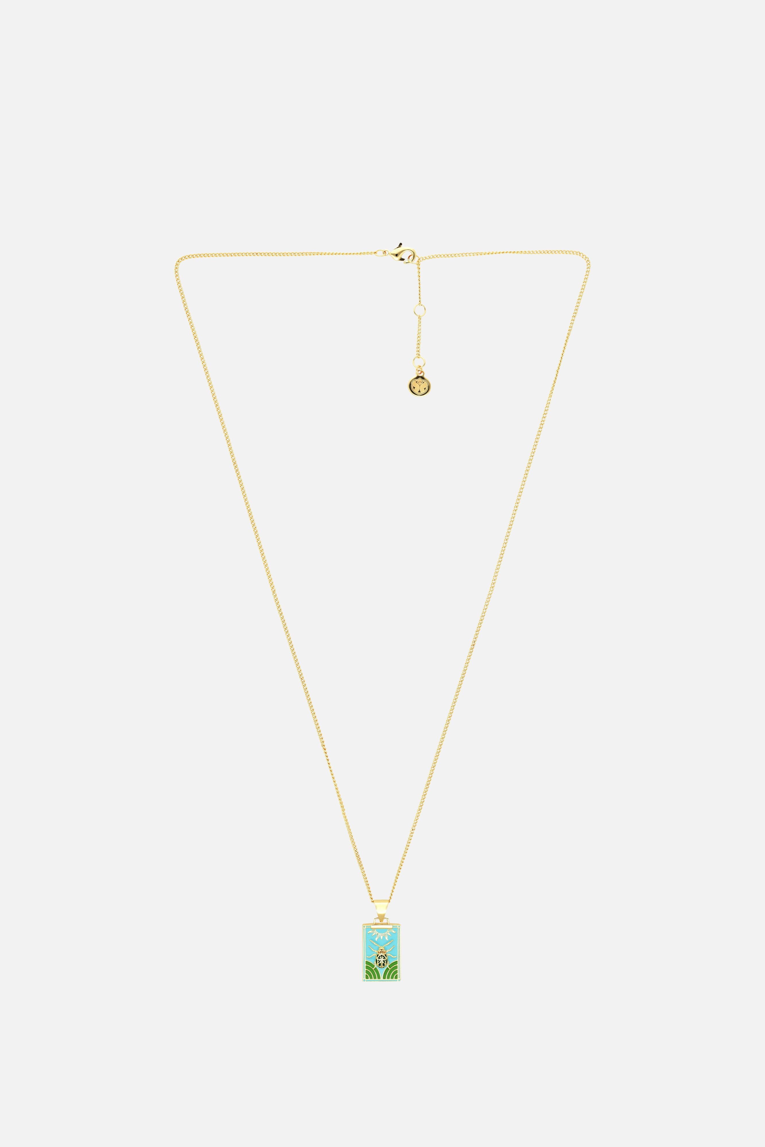 BEETLE PENDANT NECKLACE