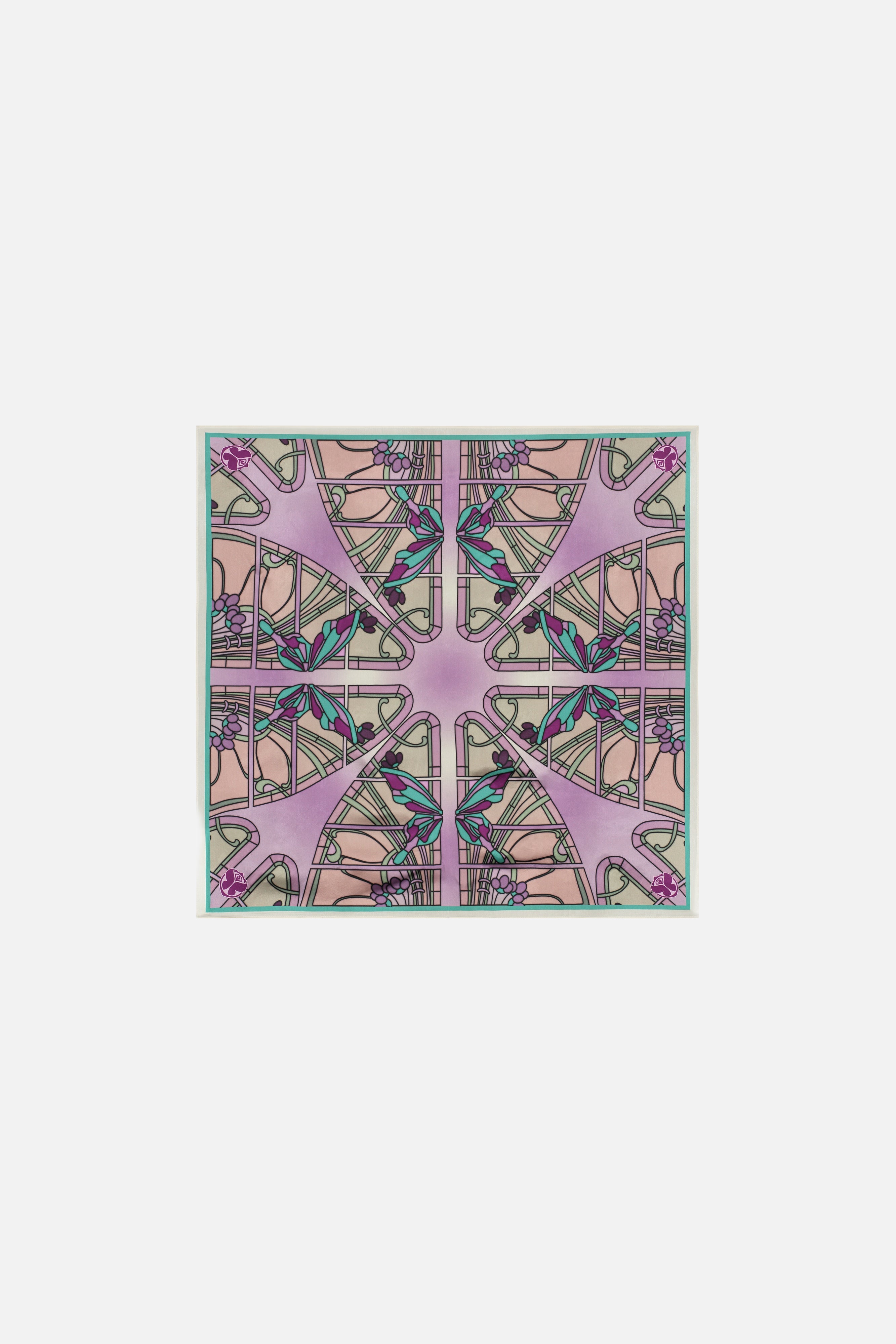 BUTTERFLY VITRAIL HEAD SCARF