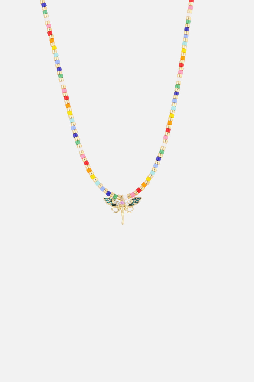 DRAGONFLY RAINBOW NECKLACE