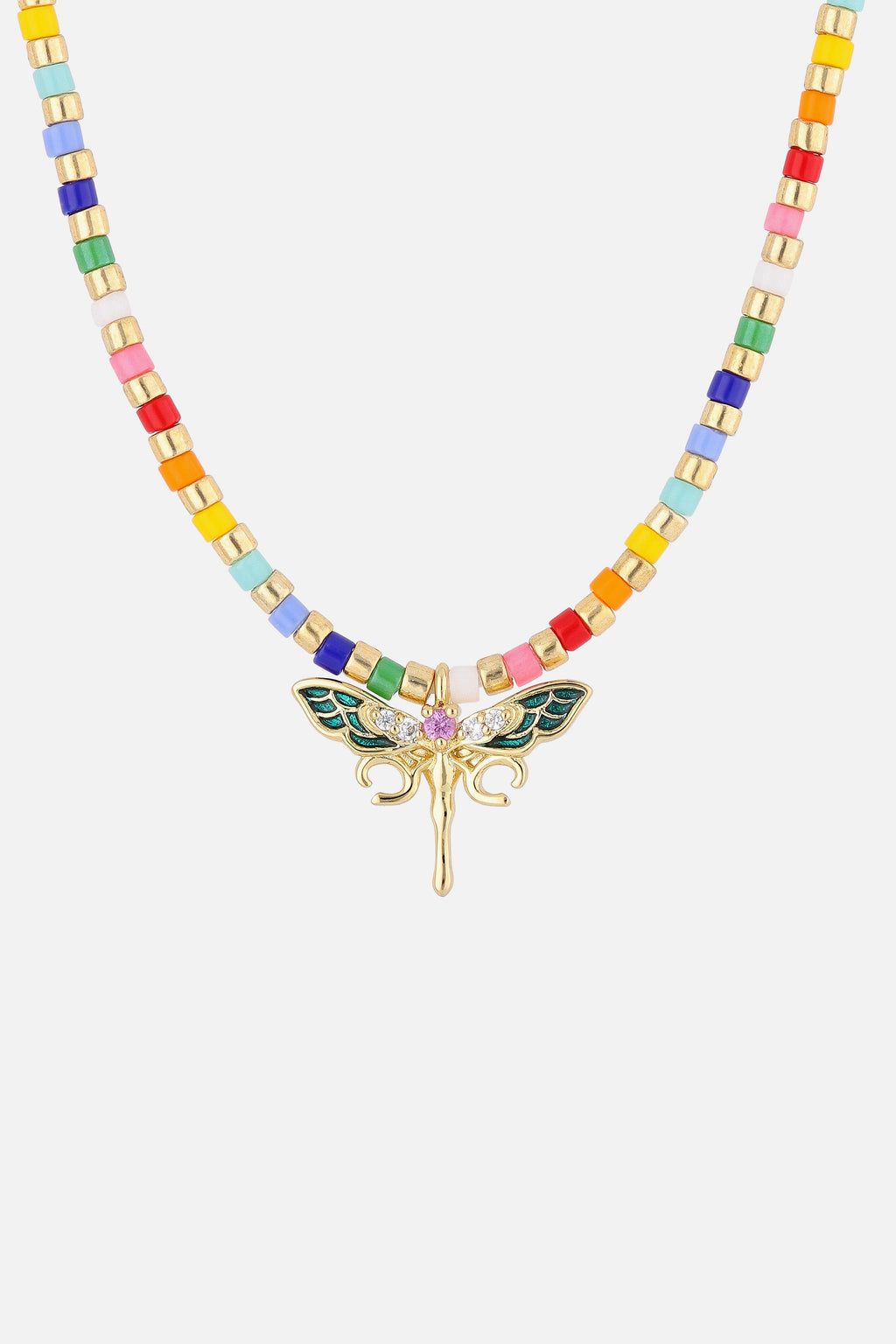 DRAGONFLY RAINBOW NECKLACE