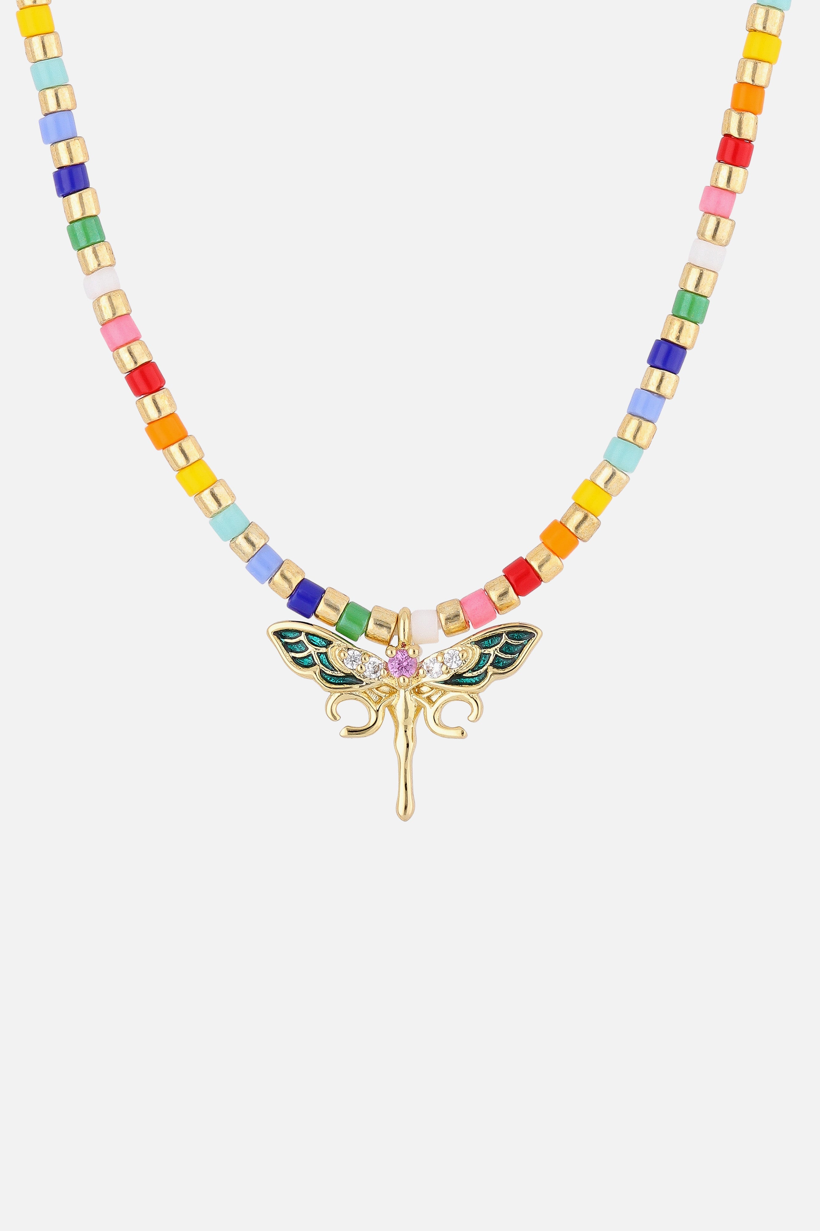 DRAGONFLY RAINBOW NECKLACE