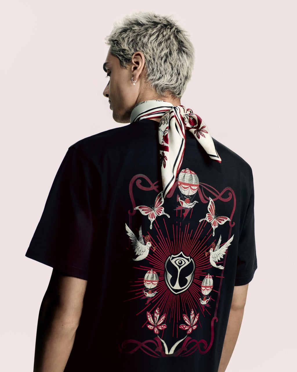 BUTTERFLY HEAD SCARF